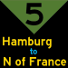 5: Hamburg to North of France