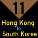 11: Hong Kong to South Korea