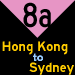 8a: Hong Kong to Sydney