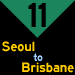 11: Seoul to Brisbane