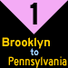 1: Brooklyn to Pennsylvania